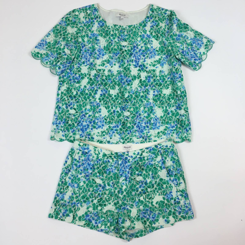 Madewell Painted Lacebloom Floral Matching Set